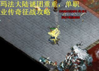 玛法大陆谜团重重，单职业传奇征战攻略