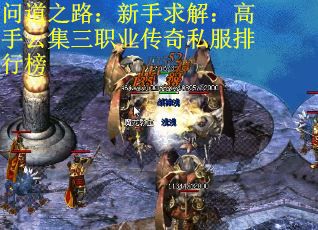 问道之路：新手求解：高手云集三职业传奇私服排行榜