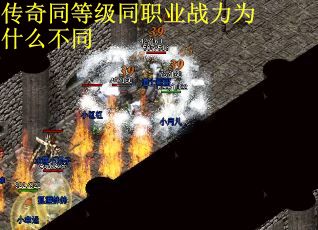 传奇同等级同职业战力为什么不同