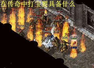 在传奇中打宝要具备什么