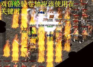 双倍经验卷轴应该使用在关键时刻