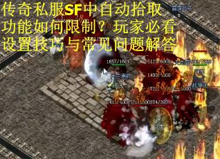 传奇私服SF中自动拾取功能如何限制？玩家必看设置技巧与常见问题解答