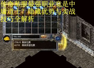 传奇私服最强职业竟是中庸道士？隐藏优势与实战技巧全解析