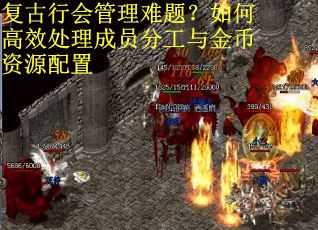 复古行会管理难题？如何高效处理成员分工与金币资源配置