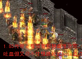 1.85传奇:有没有那种血厚防高,打到吐血但又忍不住想挑战的boss盘点? 1.85传奇:有没有那种血厚防高,打到吐血但又忍不住想挑战的boss盘点?