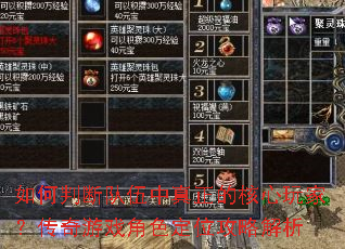 如何判断队伍中真正的核心玩家?传奇游戏角色定位攻略解析 如何判断队伍中真正的核心玩家?传奇游戏角色定位攻略解析