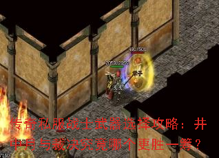 传奇私服战士武器选择攻略:井中月与裁决究竟哪个更胜一筹? 传奇私服战士武器选择攻略:井中月与裁决究竟哪个更胜一筹?