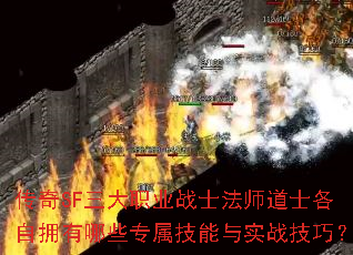 传奇SF三大职业战士法师道士各自拥有哪些专属技能与实战<a href=