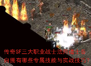 传奇SF三大职业战士法师道士各自拥有哪些专属技能与实战技巧? 传奇SF三大职业战士法师道士各自拥有哪些专属技能与实战技巧?