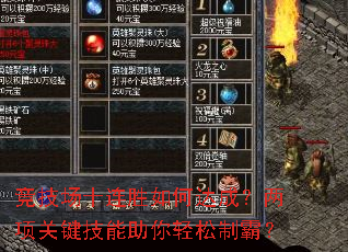 竞技场十连胜如何达成?两项关键技能助你轻松制霸? 竞技场十连胜如何达成?两项关键技能助你轻松制霸?