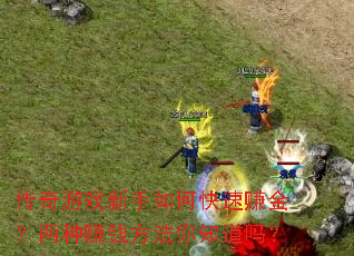 传奇游戏新手如何快速赚金?两种赚钱方法你知道吗? 传奇游戏新手如何快速赚金?两种赚钱方法你知道吗?
