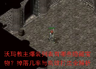 沃玛教主爆装列表有哪些隐藏宝物?掉落几率与高效打法全解析 沃玛教主爆装列表有哪些隐藏宝物?掉落几率与高效打法全解析