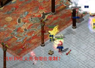 浅析师徒义务有哪些限制? 浅析师徒义务有哪些限制?