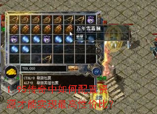 1.95传奇中如何配置资源才能实现最高性价比? 1.95传奇中如何配置资源才能实现最高性价比?