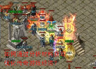 如何通过分析材料获取优化传奇游戏经济? 如何通过分析材料获取优化传奇游戏经济?