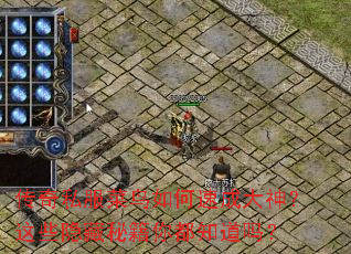 传奇私服菜鸟如何速成大神?这些隐藏秘籍你都知道吗? 传奇私服菜鸟如何速成大神?这些隐藏秘籍你都知道吗?