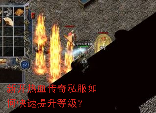 新开热血传奇私服如何快速提升等级? 新开热血传奇私服如何快速提升等级?