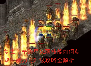 复古传奇流星火雨技能如何获取?威力与升级攻略全解析 复古传奇流星火雨技能如何获取?威力与升级攻略全解析
