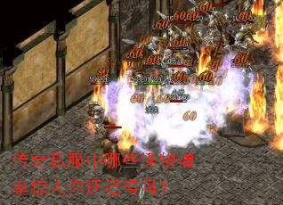 传奇私服中哪些怪物爆率惊人你还记得吗? 传奇私服中哪些怪物爆率惊人你还记得吗?