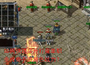 如何快速提升打金单职业传奇手游角色战力? 如何快速提升打金单职业传奇手游角色战力?
